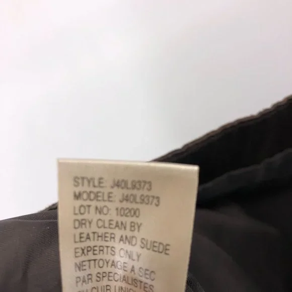 Theory Size 2 Leather Black Brown Chocolate Dark Brown Mini Skirt - Picture 9 of 16